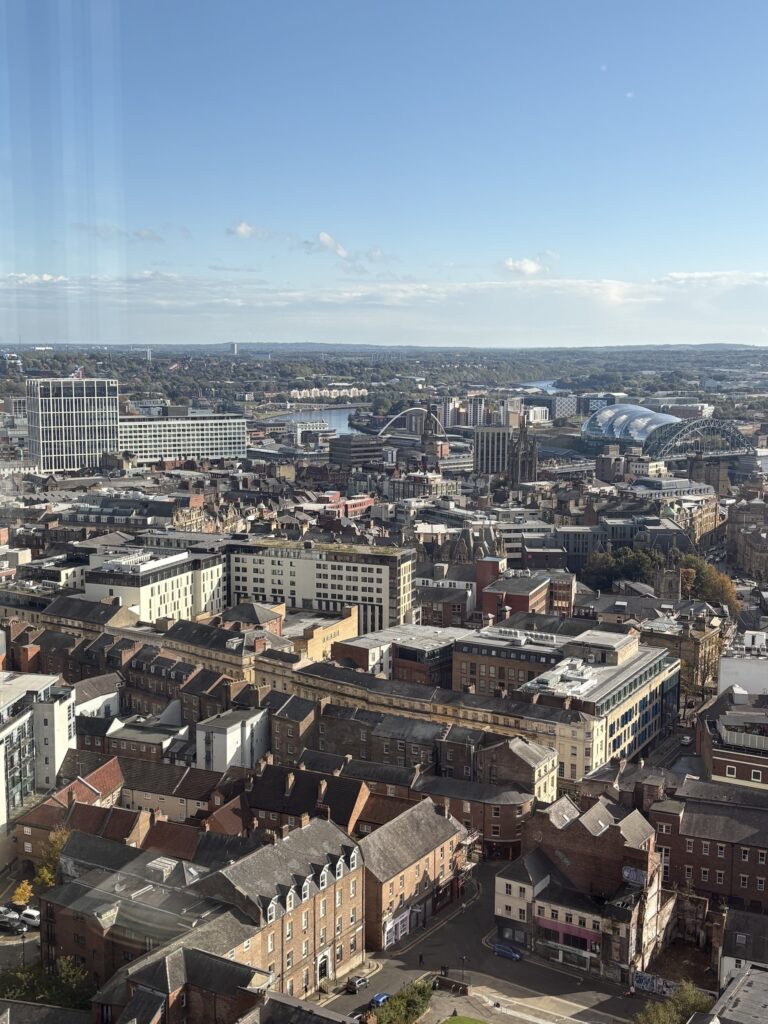 View from Newcastle sky bar 3 Sixty